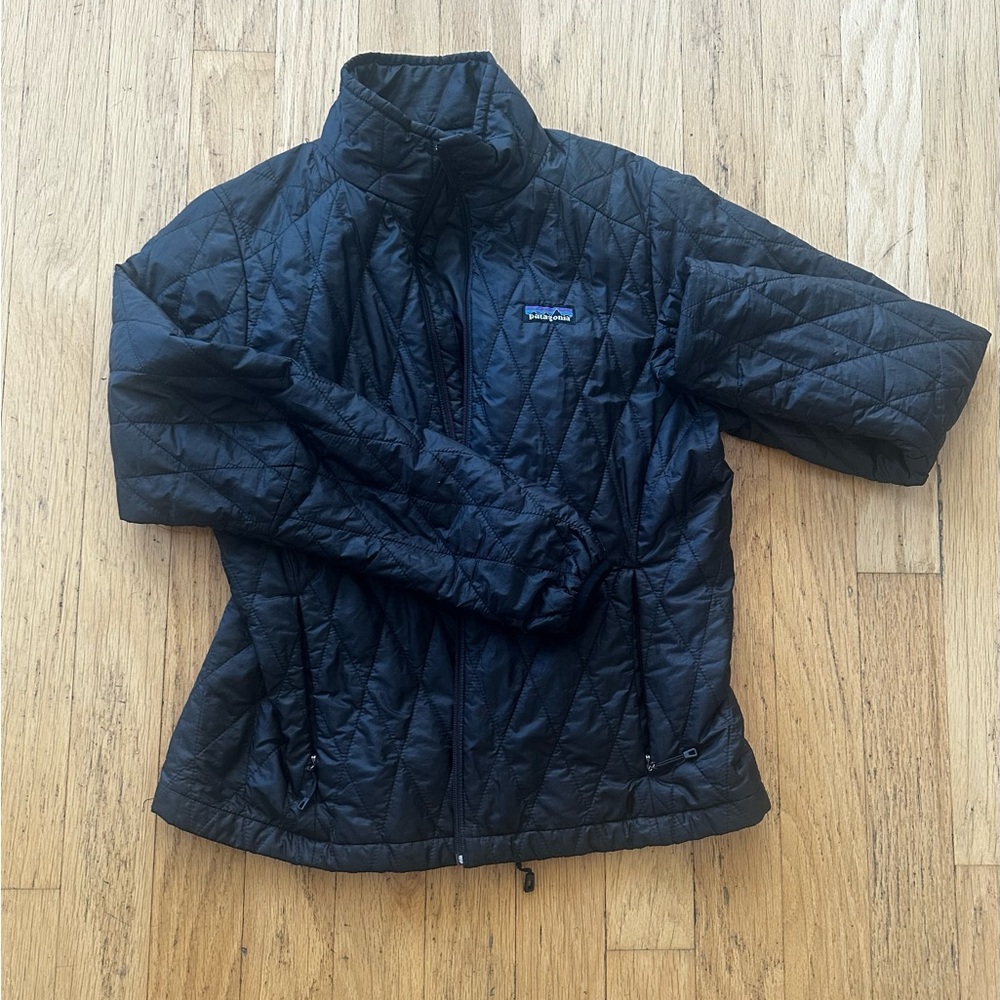 PATAGONIA Women's Black Nano Puff Jacket Size Large